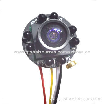 600TVL Mini Pinhole Camera Module with IR LED Lighters, 1.8mm Lens,Wide Viewing angle ,Audio Monitor